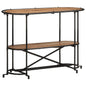 Mesa consola madeira maciça de acácia 110x42x76 cm