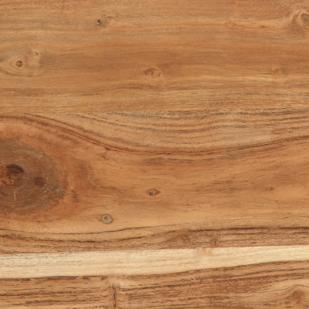 Mesa consola madera maciza de acacia 110x42x76 cm