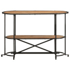 Mesa consola madera maciza de acacia 110x42x76 cm