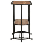 Mesa consola madera maciza de acacia 110x42x76 cm