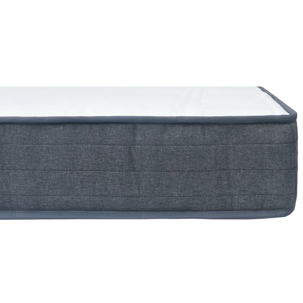 Colchón box spring tela 160x80x20 cm suavidad media