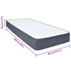 Colchón box spring tela 160x80x20 cm suavidad media