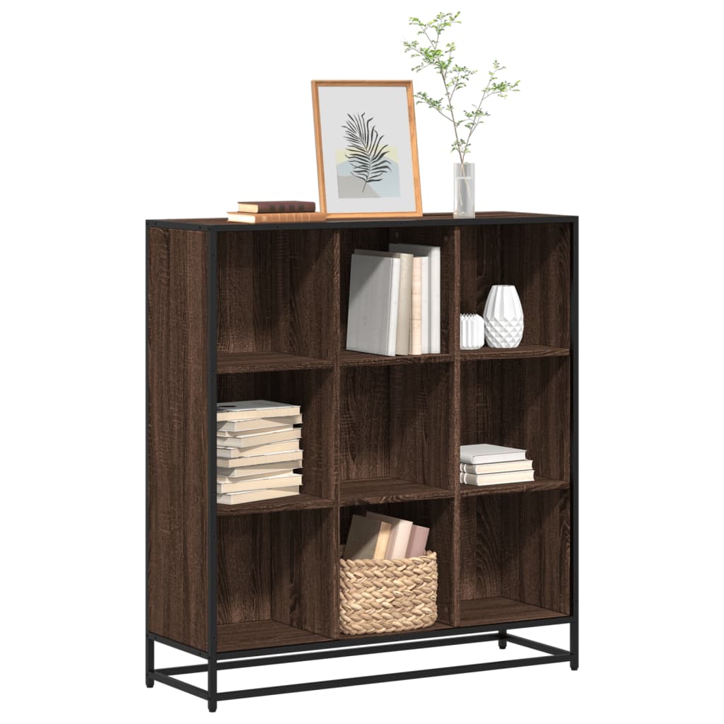 Estantería de 3 nieveles madera maciza de acacia 80x30x80 cm