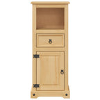 Armario de baño Corona madera maciza de pino 45x33x110 cm