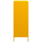 Aparador acero amarillo mostaza 68x39x101,5 cm