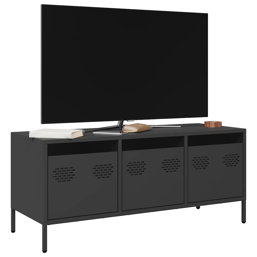 Mueble para TV acero amarillo mostaza 100,5x39x50,5 cm