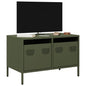 Mueble para TV acero amarillo mostaza 100,5x39x50,5 cm
