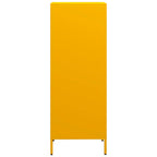 Aparador de acero amarillo mostaza 35x39x103,5 cm