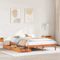 Cama sin colchón blanca 180x200 cm madera de ingeniería