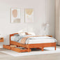Cama sin colchón blanca 180x200 cm madera de ingeniería