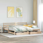 Diván con nido sin colchón blanco 100x190 cm acero