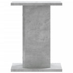 Soportes altavoces 2 uds madera gris hormigón 30x30x40 cm