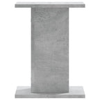 Soportes altavoces 2 uds madera gris hormigón 30x30x40 cm