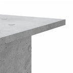 Soportes altavoces 2 uds madera gris hormigón 30x30x40 cm
