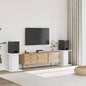Soportes altavoces 2 uds madera gris hormigón 30x30x40 cm