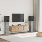 Soportes altavoces 2 uds madera gris hormigón 30x30x40 cm