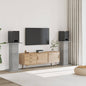 Soportes altavoces 2 uds madera gris hormigón 30x30x40 cm