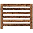 Cubierta de radiador madera color envejecido 104x20x82 cm