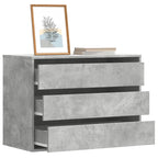 Cajonera de esquina madera de ingeniería blanca 40x41x76 cm