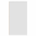 Cajonera de esquina madera de ingeniería blanca 40x41x76 cm