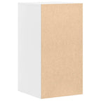 Cajonera de esquina madera de ingeniería blanca 40x41x76 cm