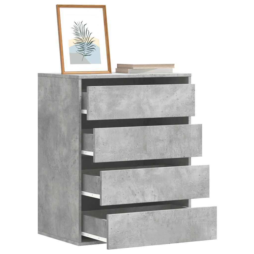 Cajonera de esquina madera de ingeniería blanca 40x41x76 cm