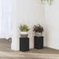 Plant stands 2 pcs engineered wood white 17x17x60 cm