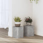 Plant stands 2 pcs engineered wood white 17x17x60 cm