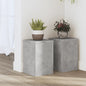 Plant stands 2 pcs engineered wood white 17x17x60 cm