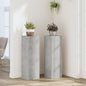 Plant stands 2 pcs engineered wood white 17x17x60 cm