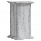 Soporte para planta madera ingeniería gris Sonoma 33x33x60 cm