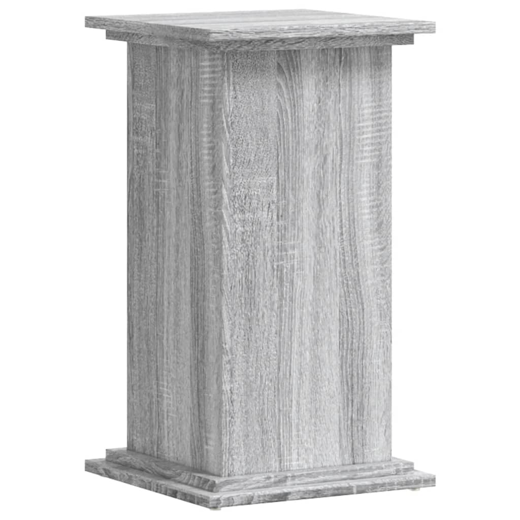 Soporte para planta madera ingeniería gris Sonoma 33x33x60 cm