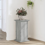 Soporte para planta madera ingeniería gris Sonoma 33x33x60 cm