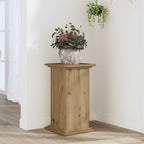 Soporte para planta madera ingeniería gris Sonoma 33x33x60 cm