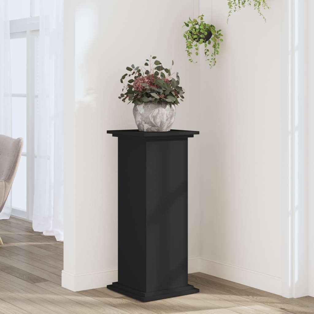 Soporte para planta madera ingeniería gris Sonoma 33x33x60 cm