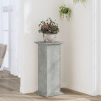 Soporte para planta madera ingeniería gris Sonoma 33x33x60 cm