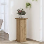 Soporte para planta madera ingeniería gris Sonoma 33x33x60 cm