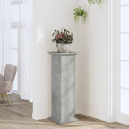 Soporte para planta madera ingeniería gris Sonoma 33x33x60 cm