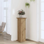 Soporte para planta madera ingeniería gris Sonoma 33x33x60 cm