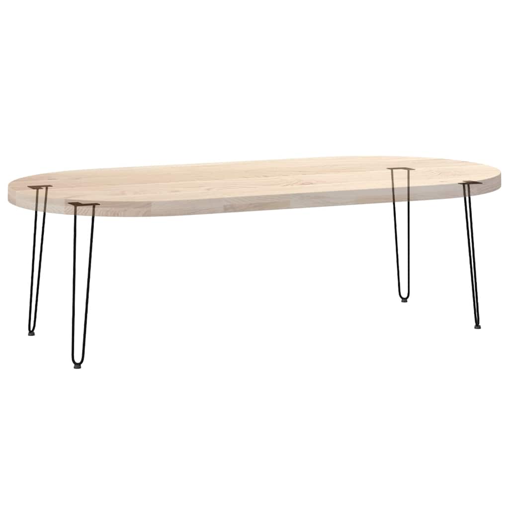 Patas de horquilla para consolas , 4 unidades, color negro, 72 cm, acero macizo