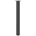 Patas para mesa de bar (4 unidades, antracita, 100-102 cm, acero)