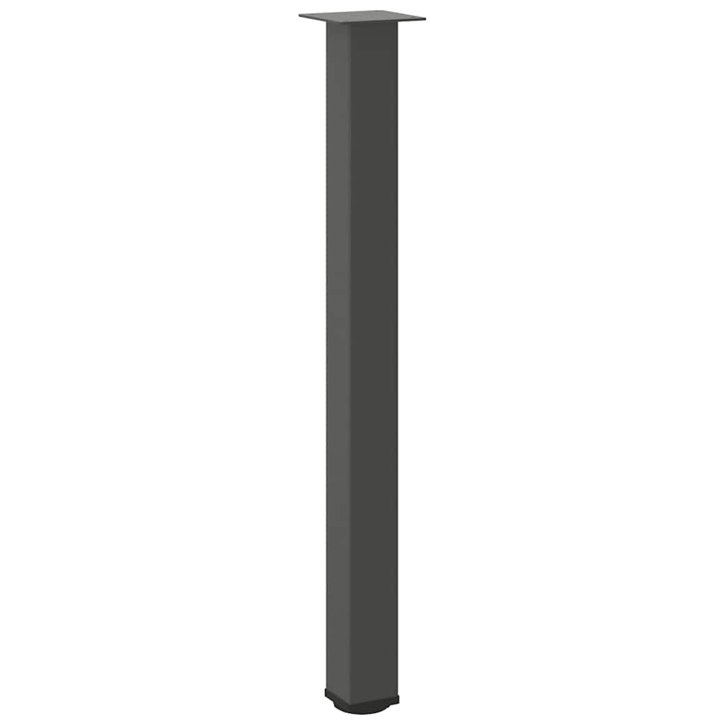 Patas para mesa de bar (4 unidades, antracita, 100-102 cm, acero)