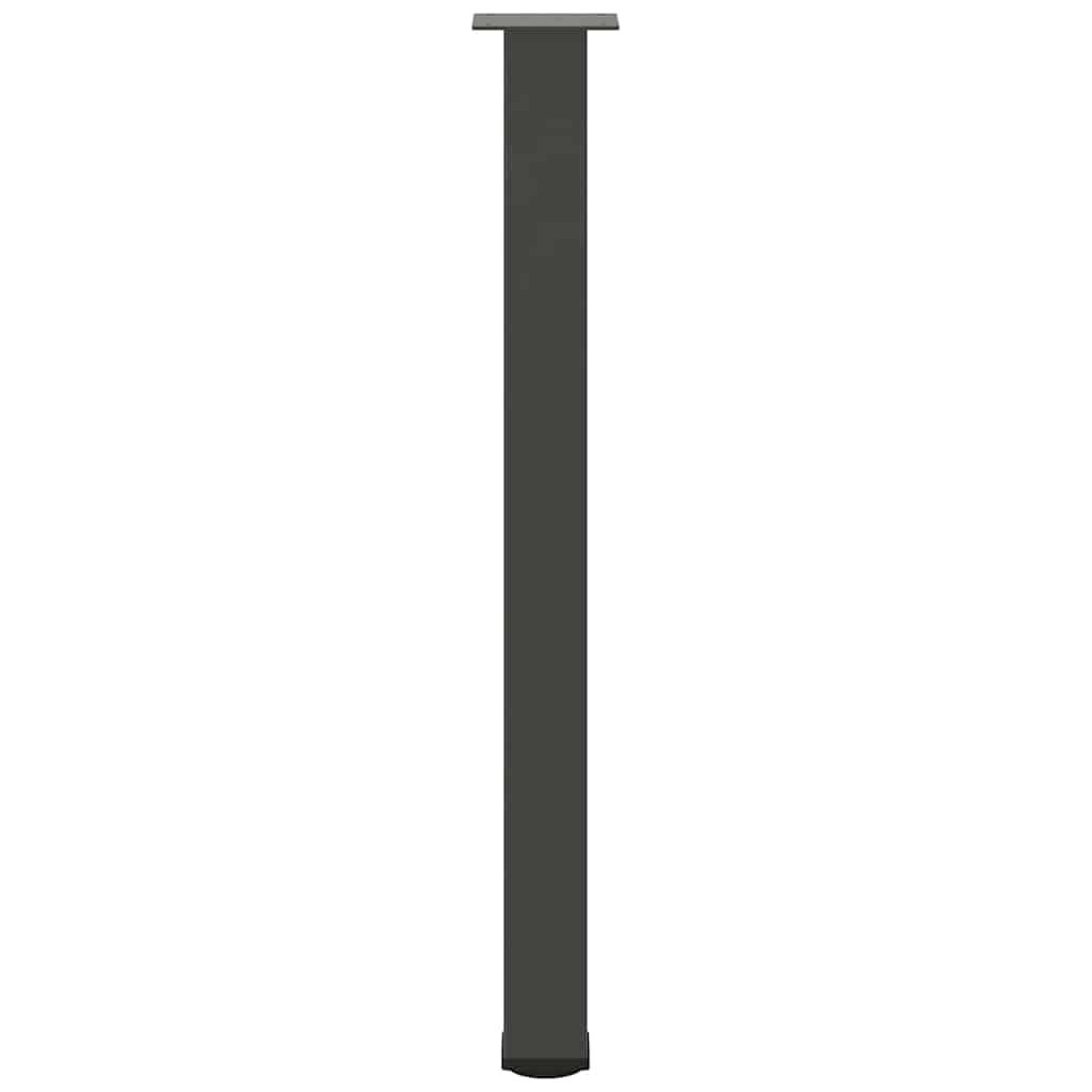 Patas para mesa de bar (4 unidades, antracita, 100-102 cm, acero)