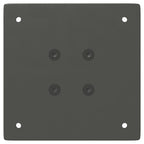 Patas para mesa de bar (4 unidades, antracita, 100-102 cm, acero)