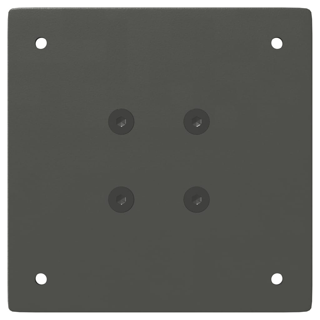 Patas para mesa de bar (4 unidades, antracita, 100-102 cm, acero)