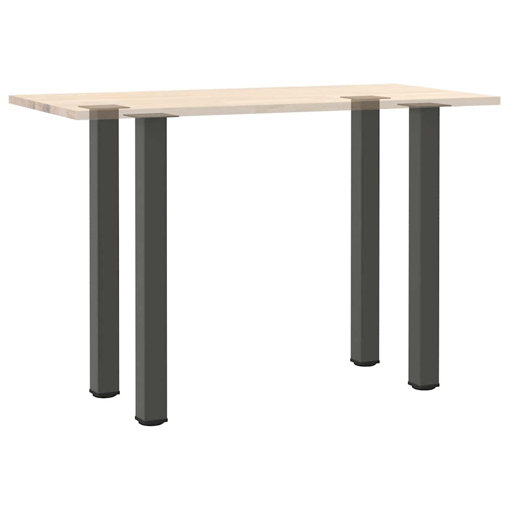 Patas para mesa de bar (4 unidades, antracita, 100-102 cm, acero)