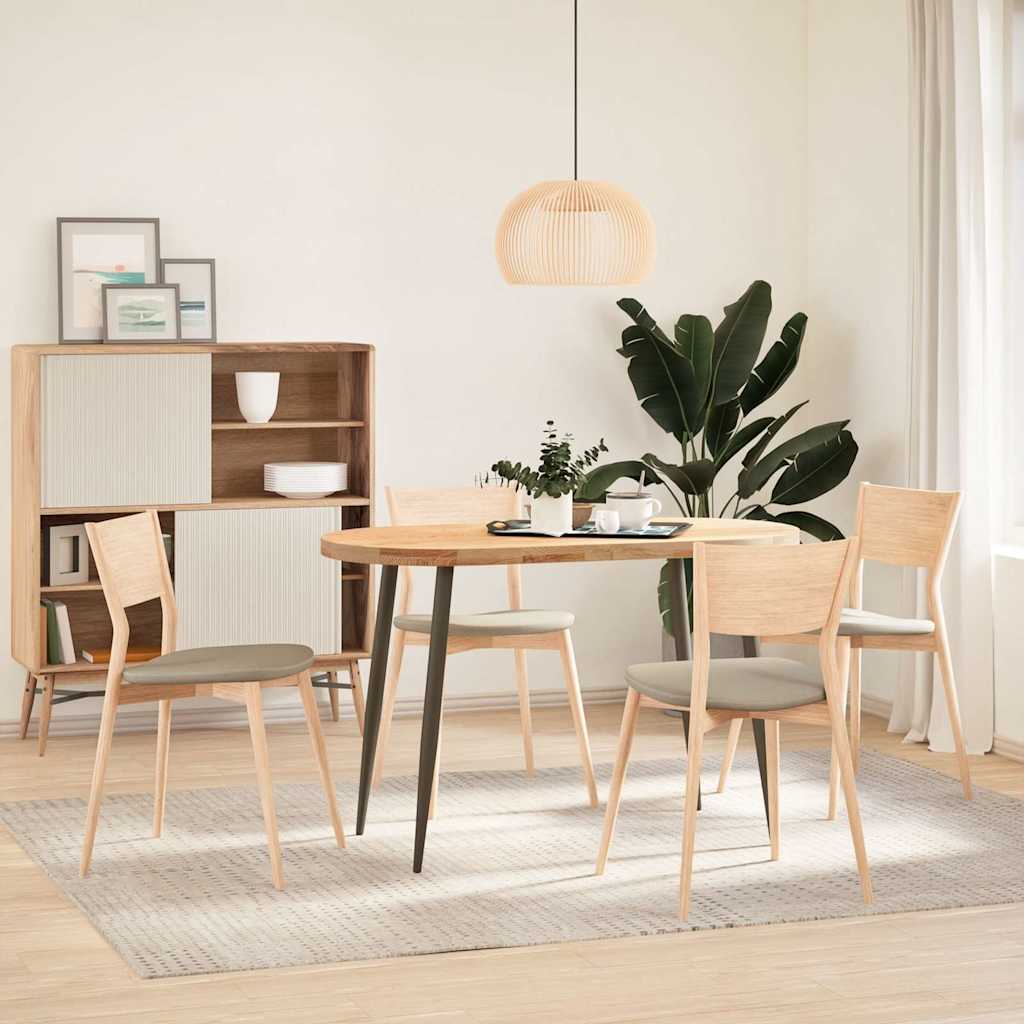Patas cónicas para mesa consola , 4 unidades, acero natural, 72-73 cm, acero