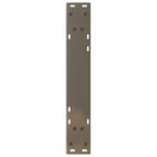 Patas para mesa de comedor (2 unidades, acero natural, 50 x 72-73,3 cm)