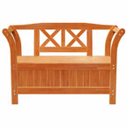 Banco de exterior Marrón 119 x 44 x 76 cm Madera de pino macizo
