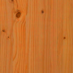 Banco de exterior Marrón 119 x 44 x 76 cm Madera de pino macizo